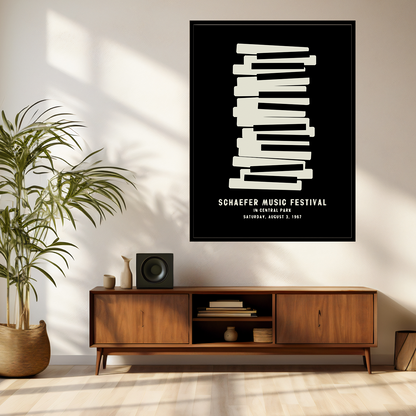 Pianist Music Art Poster