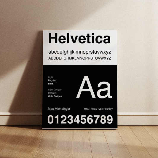 Helvetica Type B&amp;W