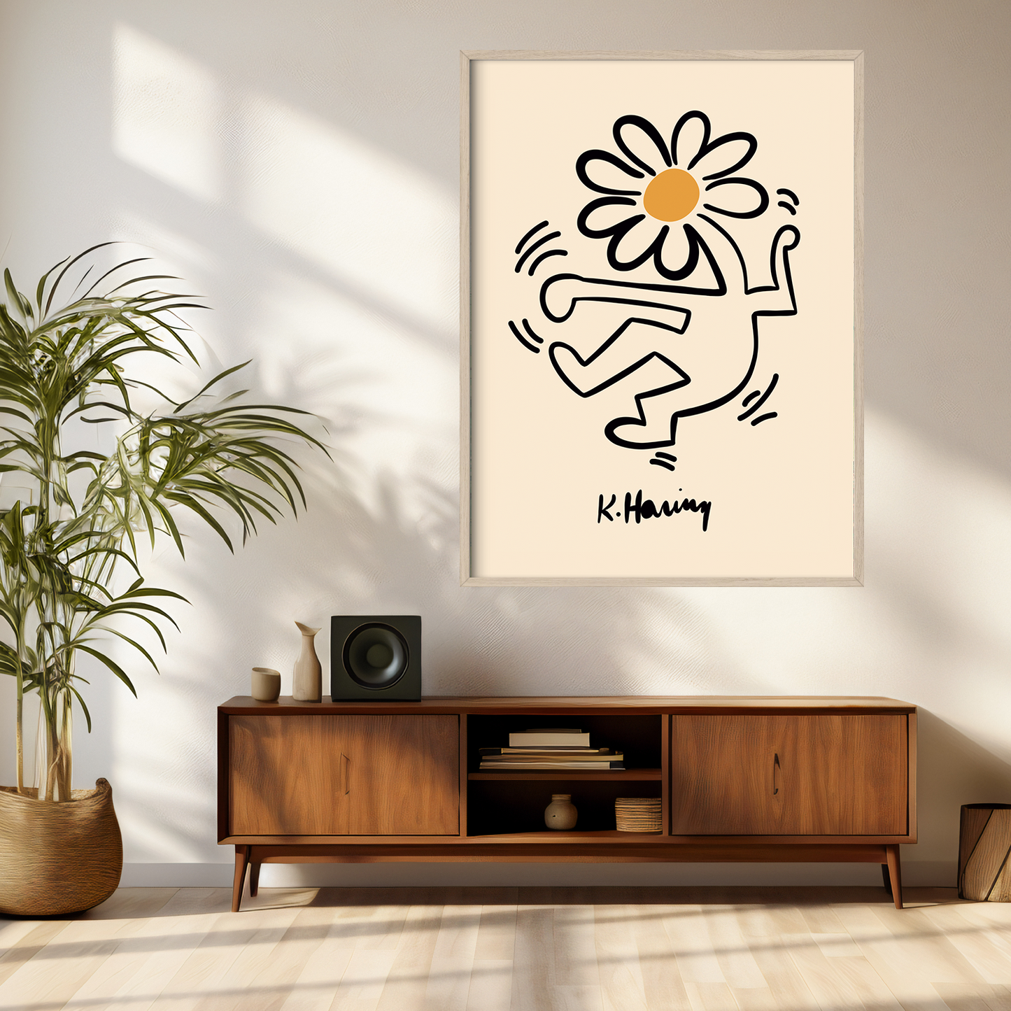 Keith Haring Flower