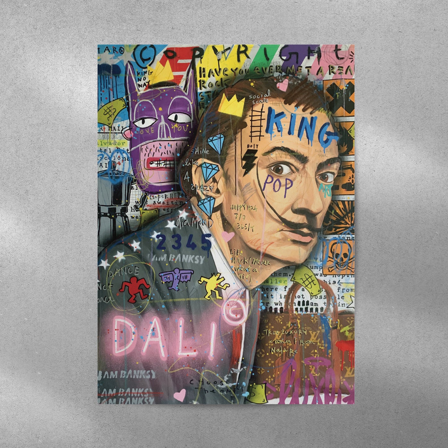 Salvador Dali y Keith Haring