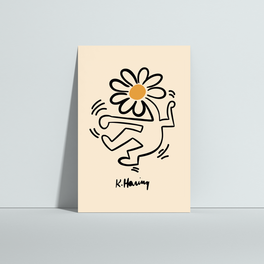 Keith Haring Flower